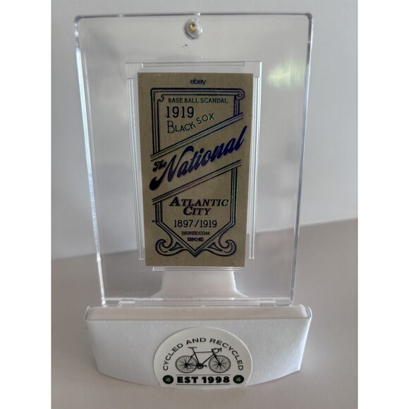 DJ Skee 2022 The National eBay Exclusive Card Atlantic City #/1919 Shoeless Joe - Picture 2 of 8